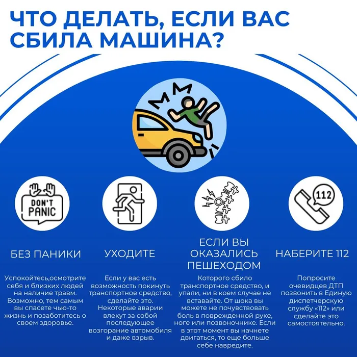 Что делать если вас сбила машина