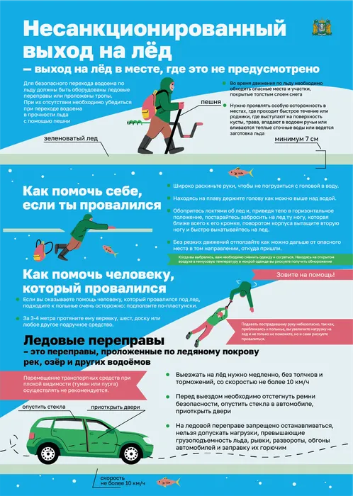 Несанкционированный выход на лед